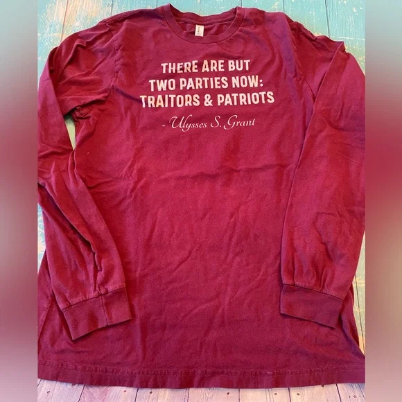 Maroon Patriots and Traitors Shirt - Picture 2 of 8